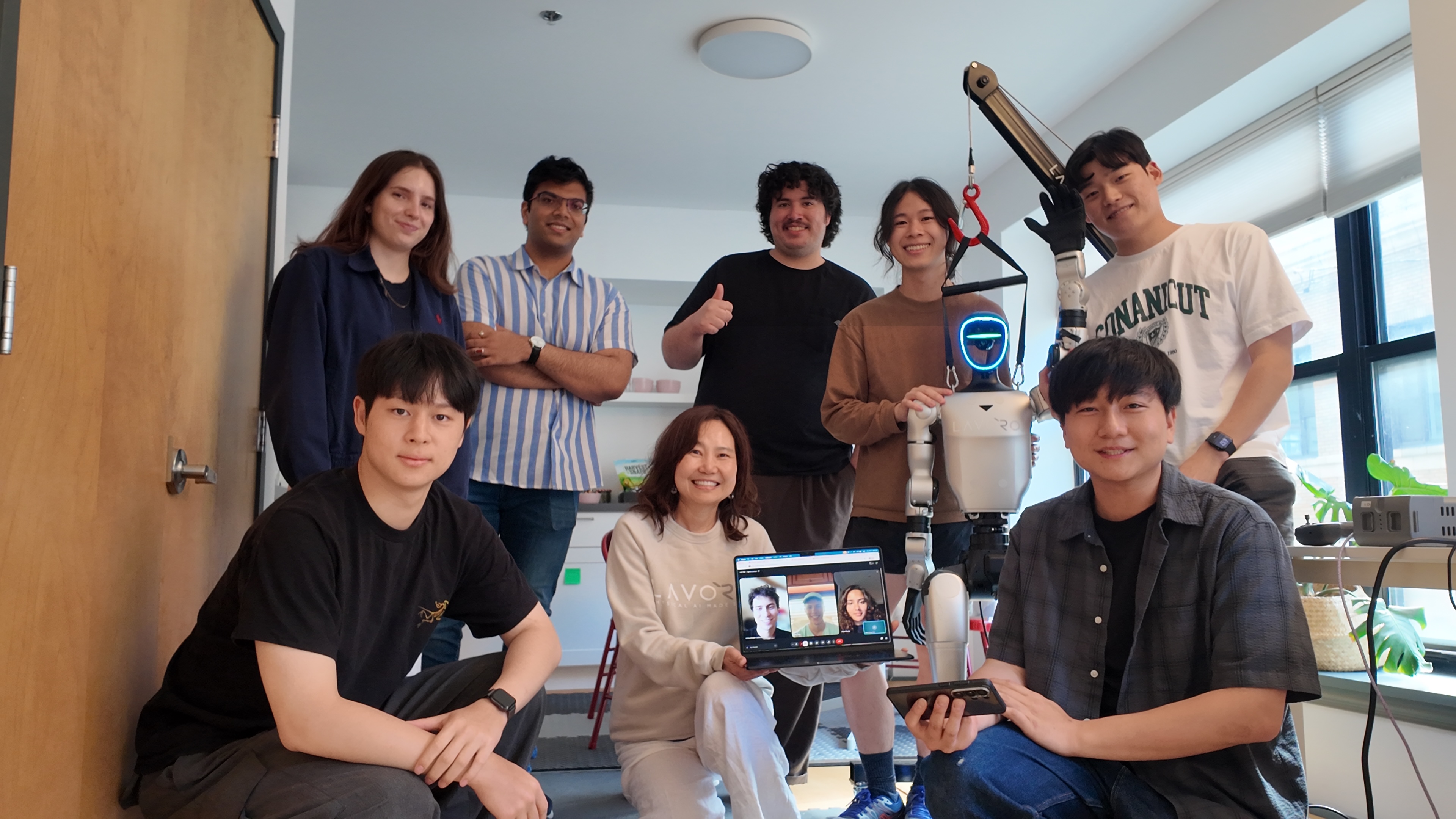 The Lavoro AI team, working alongside a Lavoro robot
